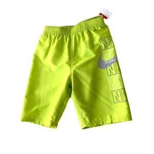 Nike Swim Shorts Breaker 8" Volley Block Logo Big Kids'‎ (Boys') Large